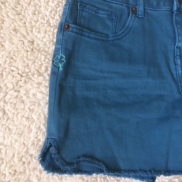 🌵•Lucky Brand• Girls Teal Shorts - Picture 2 of 6